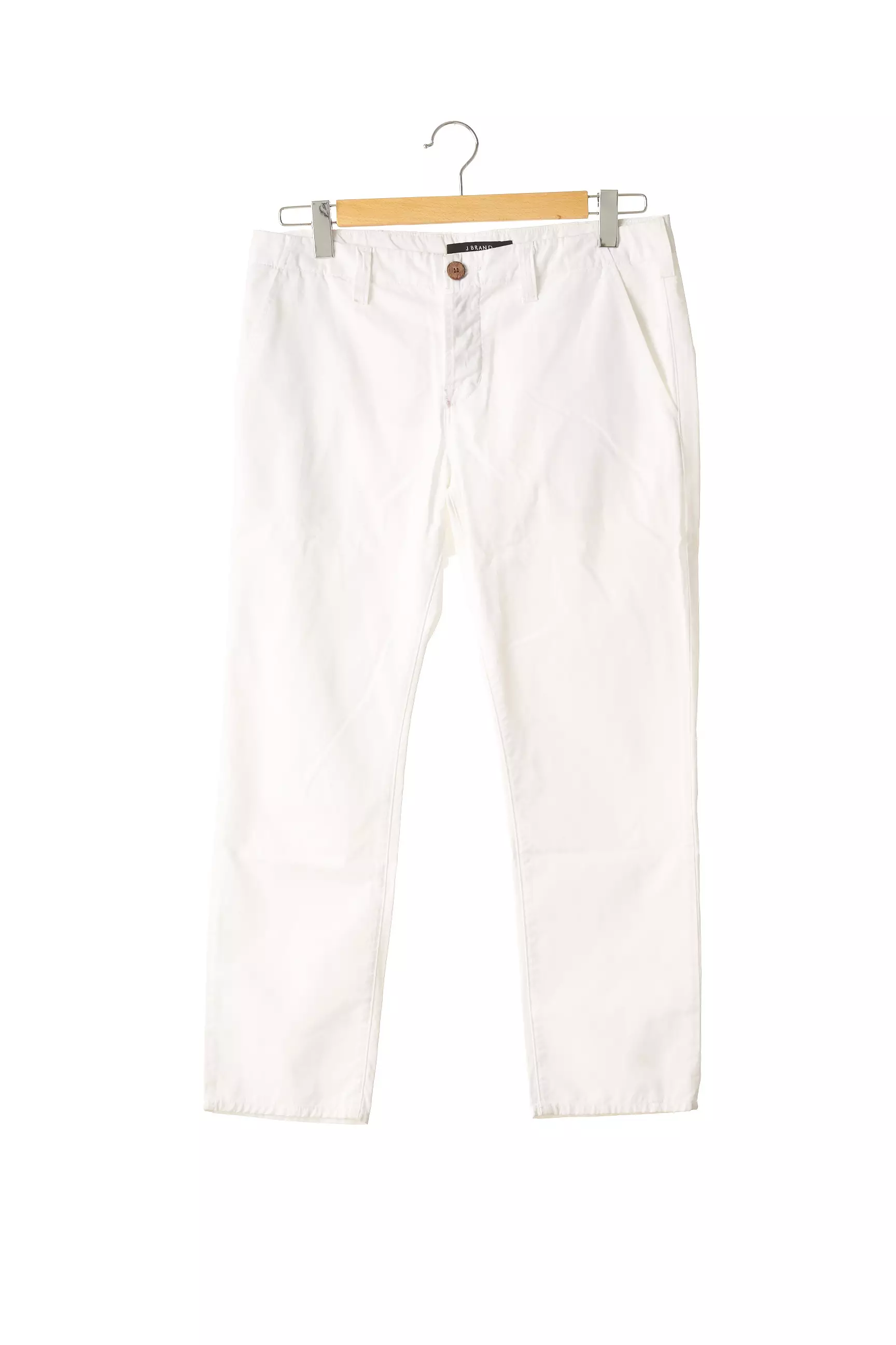 J Brand Pantalon7 8 Femme couleur blanc