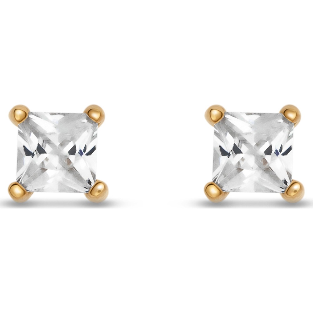 Valeria Boucles d'oreilles à fermoir à poussette 375 Or jaune Boucles d'oreilles