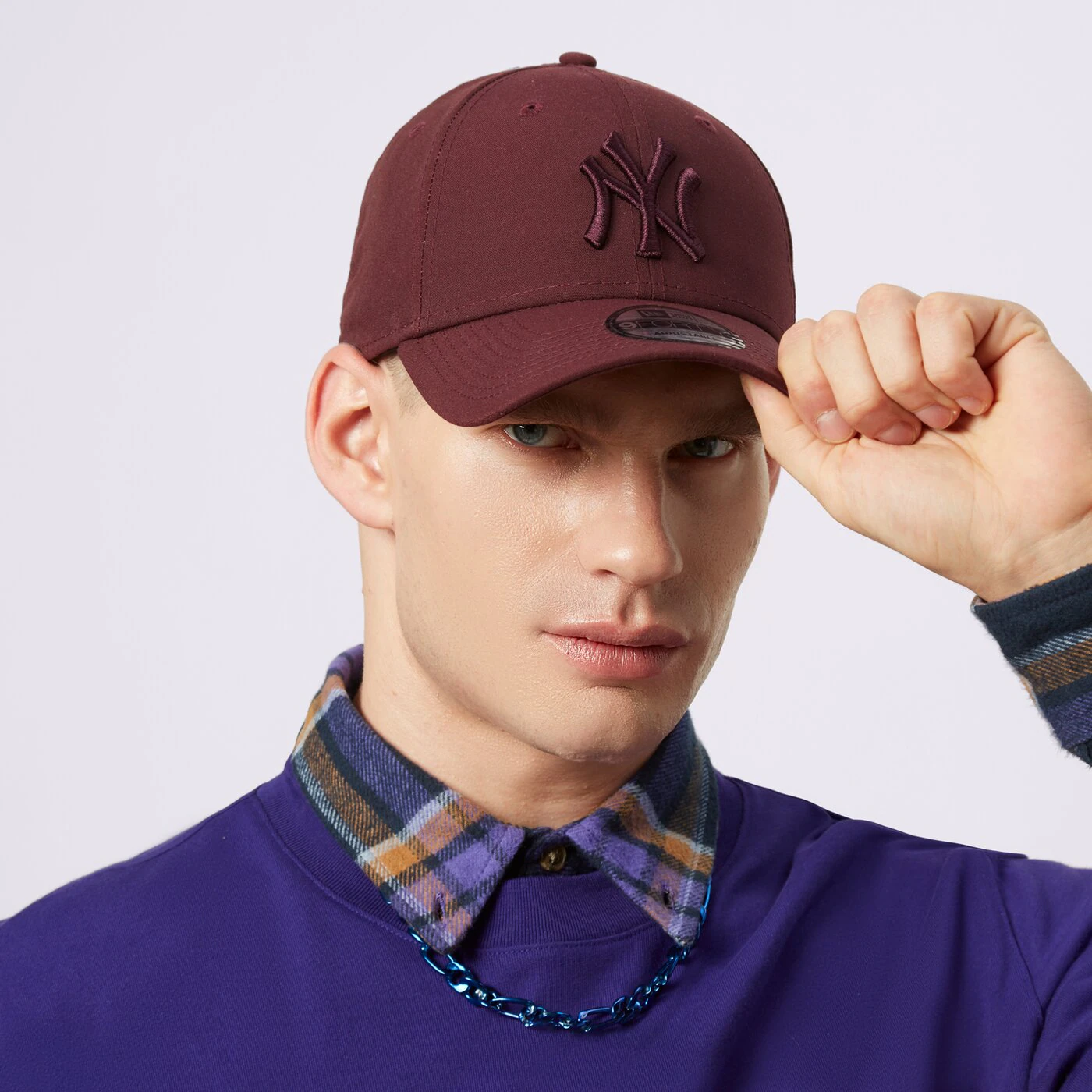 NEW ERA MÜTZE REPREVE 940 NYY MRN NEW YORK YANKEES Dunkelrot