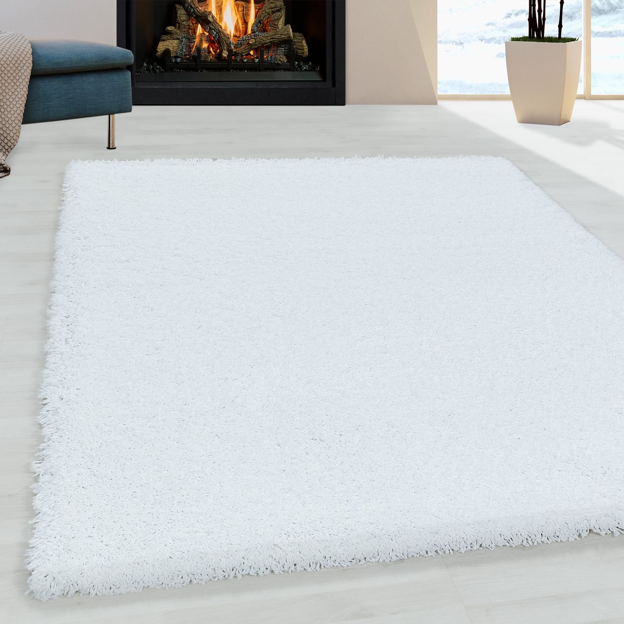 Ayyildiz Teppich, SYDNEY 3000, WHITE, 300 x 400 cm