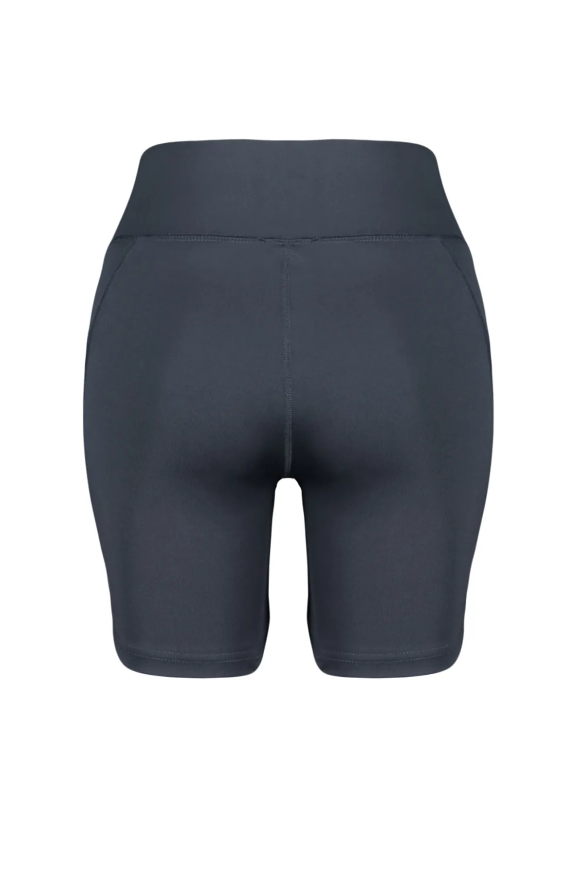 Trendyol Collection  Anthrazitfarbene Strick-Sportshorts/kurze Leggings mit Doppeltaschendetail THMSS24TY00030