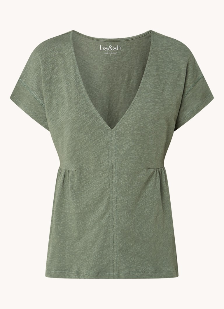 ba&sh Vika top with V-neck