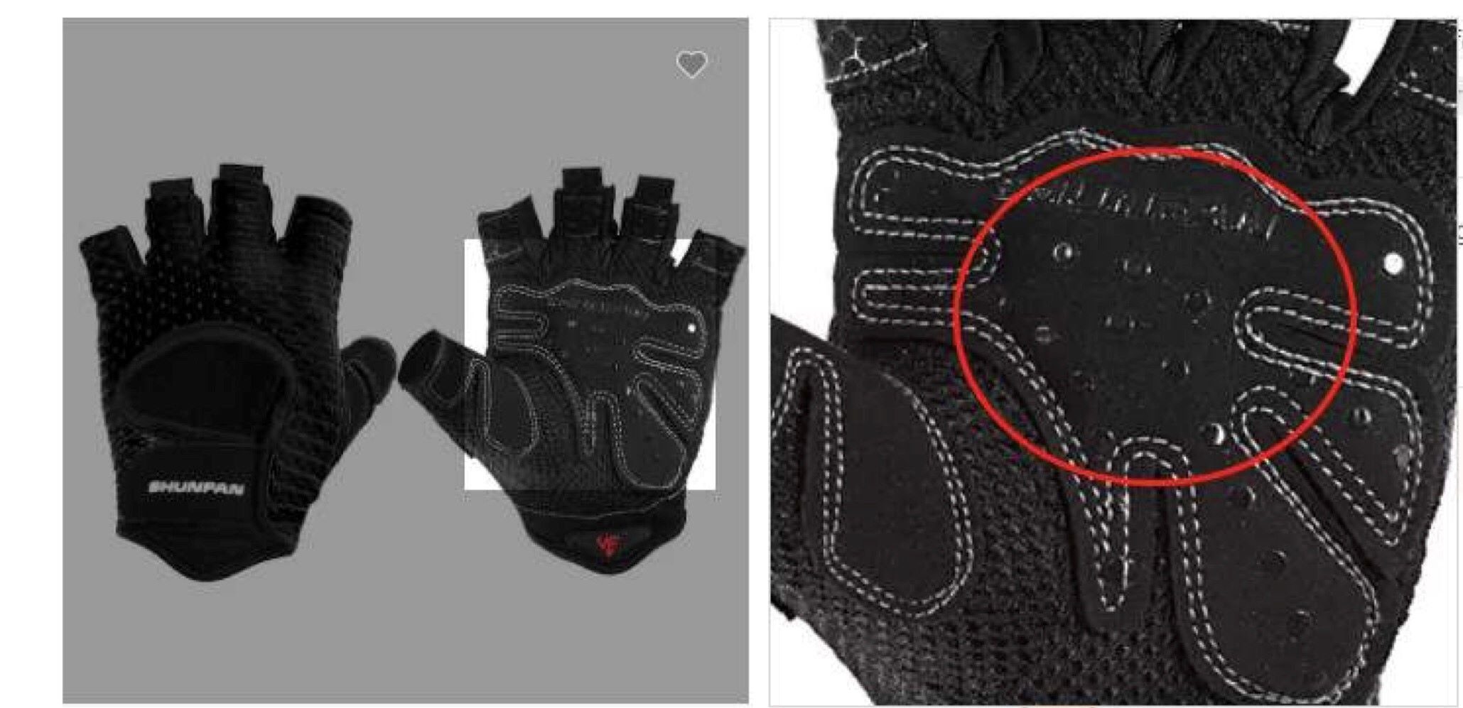 Botells Gewichtshandschuhe Fitness Trainings Handschuhe, Gewichte, Fahrrad, Gym, Krafttraining, Extra Halt - fester Grip, schweißabsorbierend, atmungsaktiv