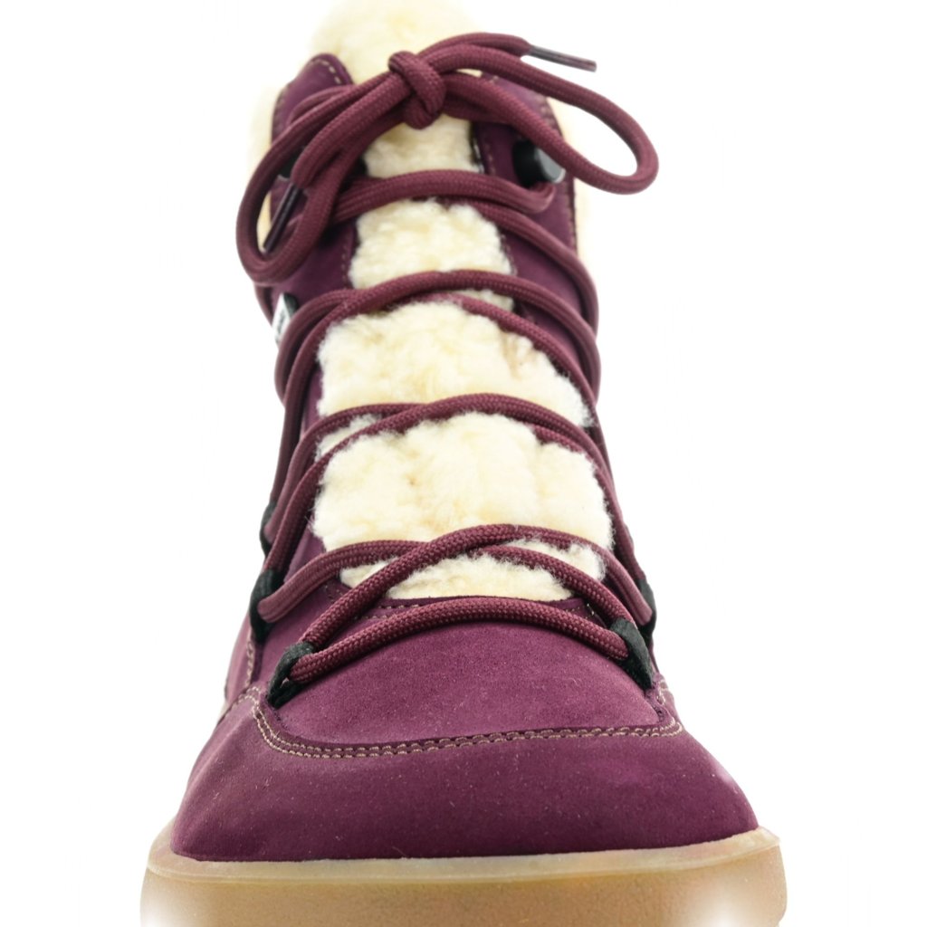 Be Lenka Bliss Burgundy Red rote Winterbarfußschuhe