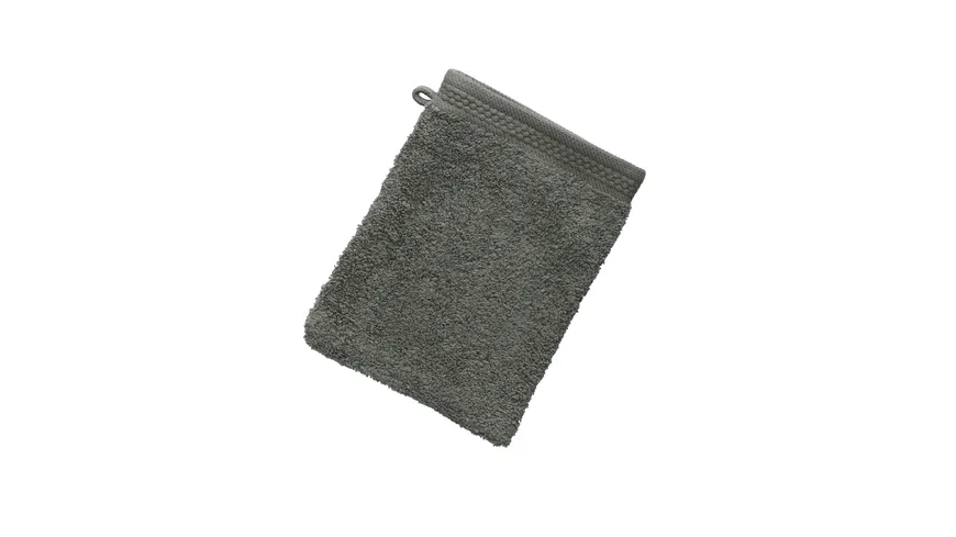 Waschhandschuh Uni Dunkelgrau Dunkelgrau