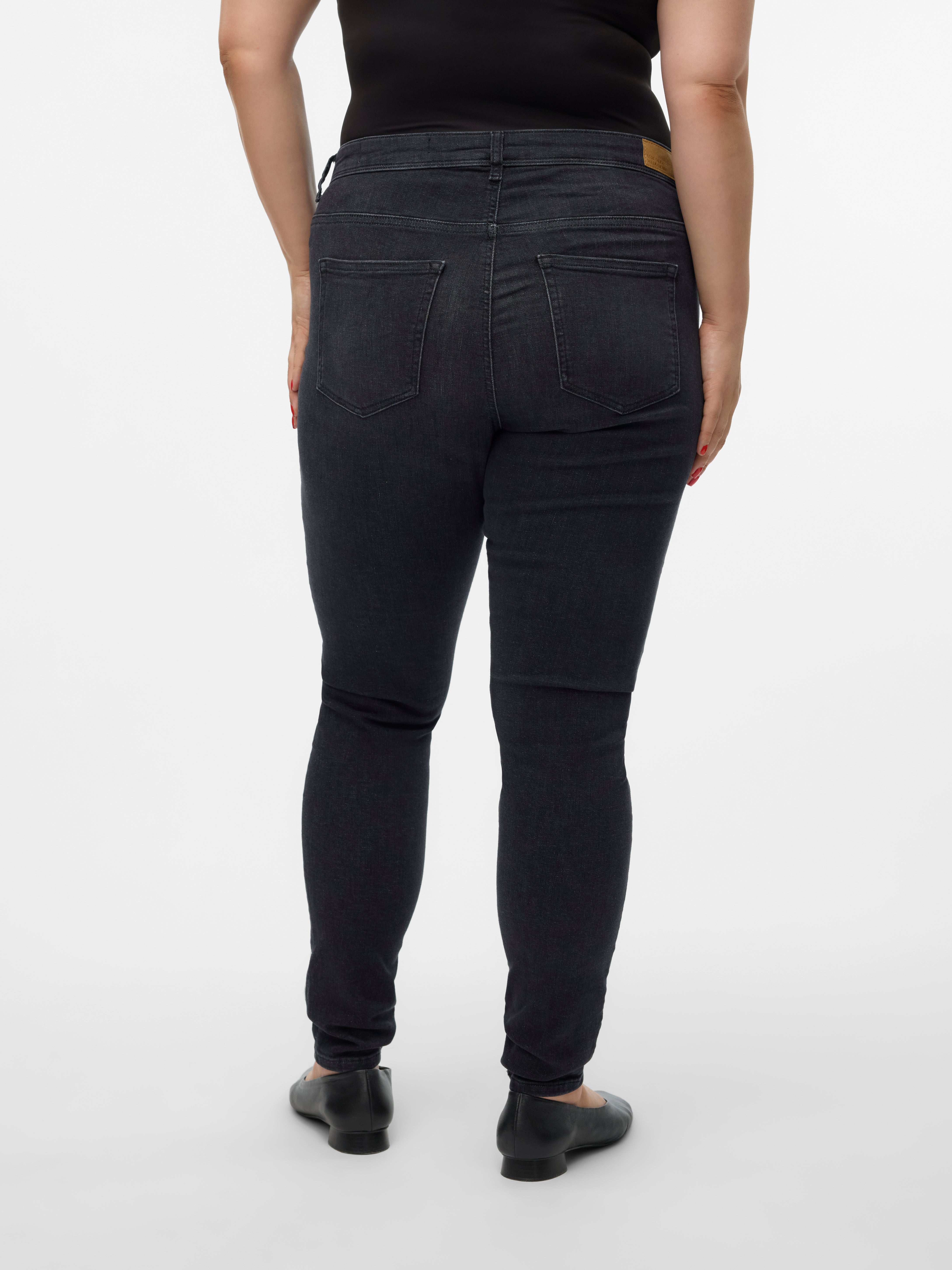 VMLUX Mid Rise Slim Fit Jeans