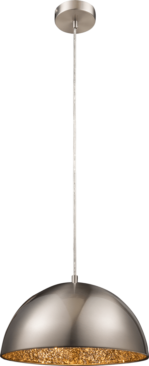 Globo Lighting - OKKO - Hängeleuchte Metall Nickel matt, 1x E27