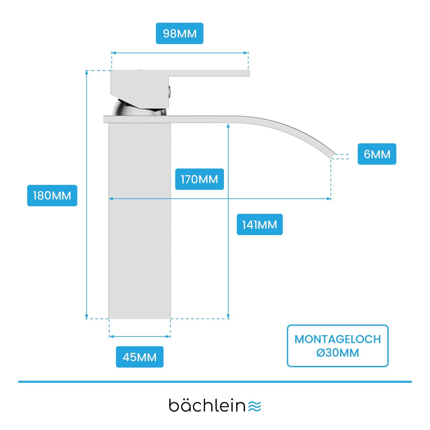 Bächlein Badarmatur Tamina - Wasserfall
