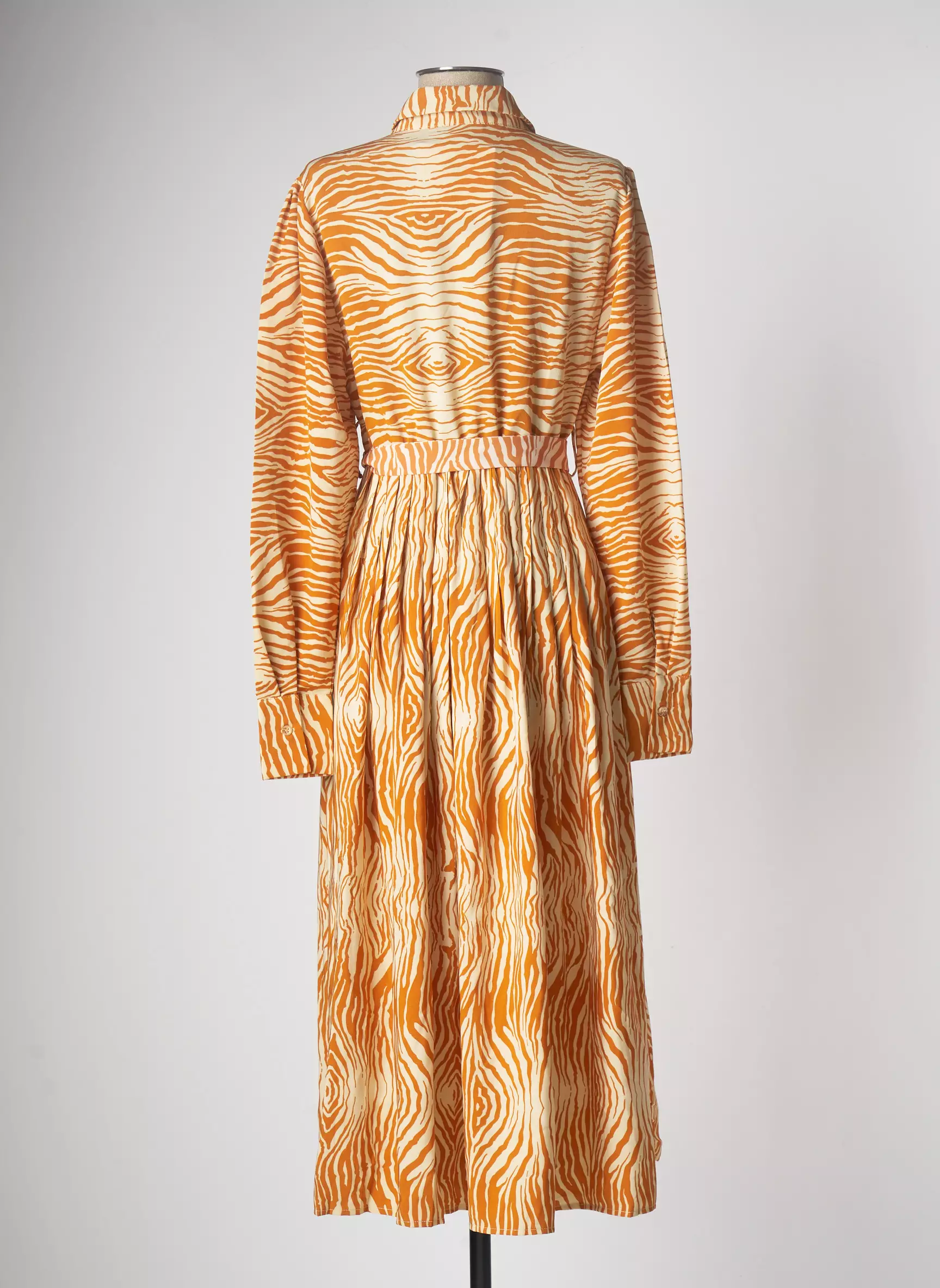 Object Robes Mi Longues Femme couleur beige