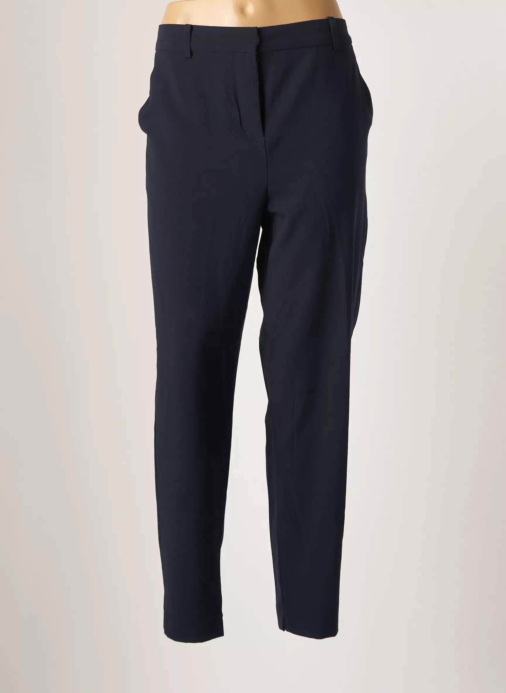B Young Pantalons Chino Femme couleur bleu