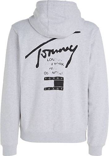 TOMMY-JEANS Herren Sweatjacke mit Kapuze TJM SPRAY PAINT