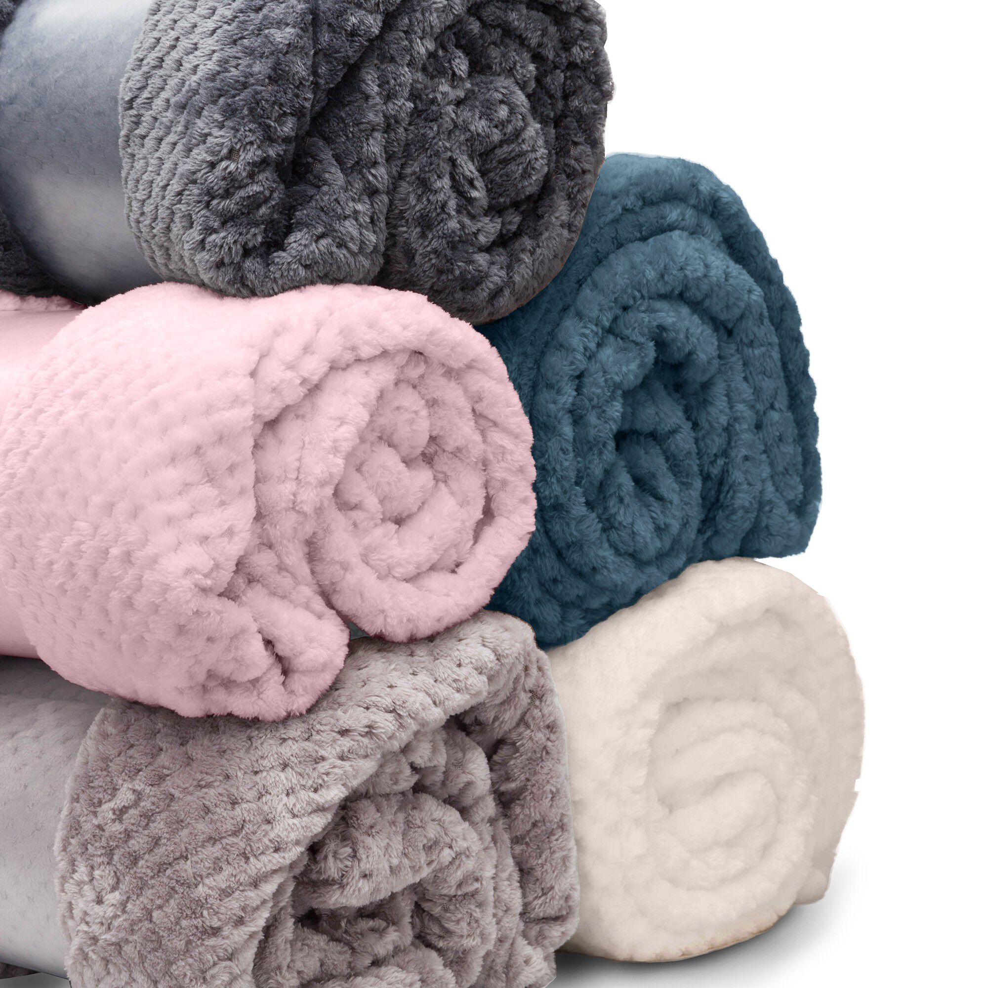Couverture en velours effet tissé