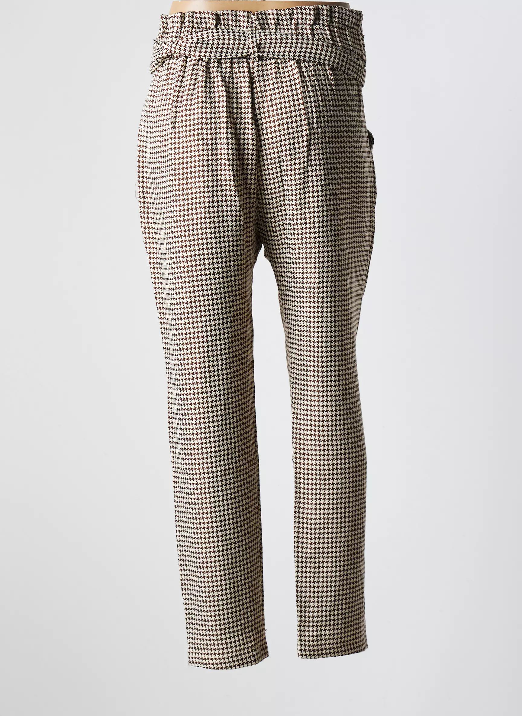 La Petite Etoile Pantalons Droits Femme couleur marron