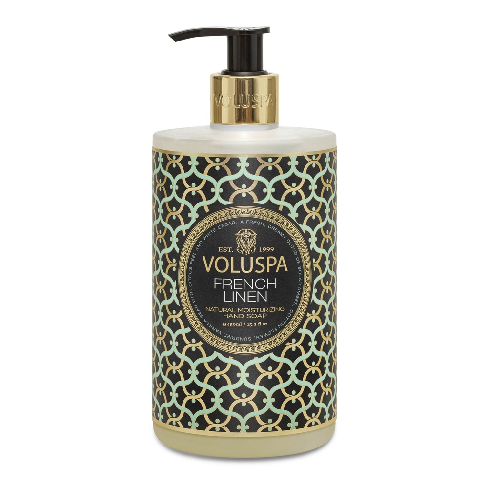 voluspa FRENCH LINEN HANDSOAP Savon Main