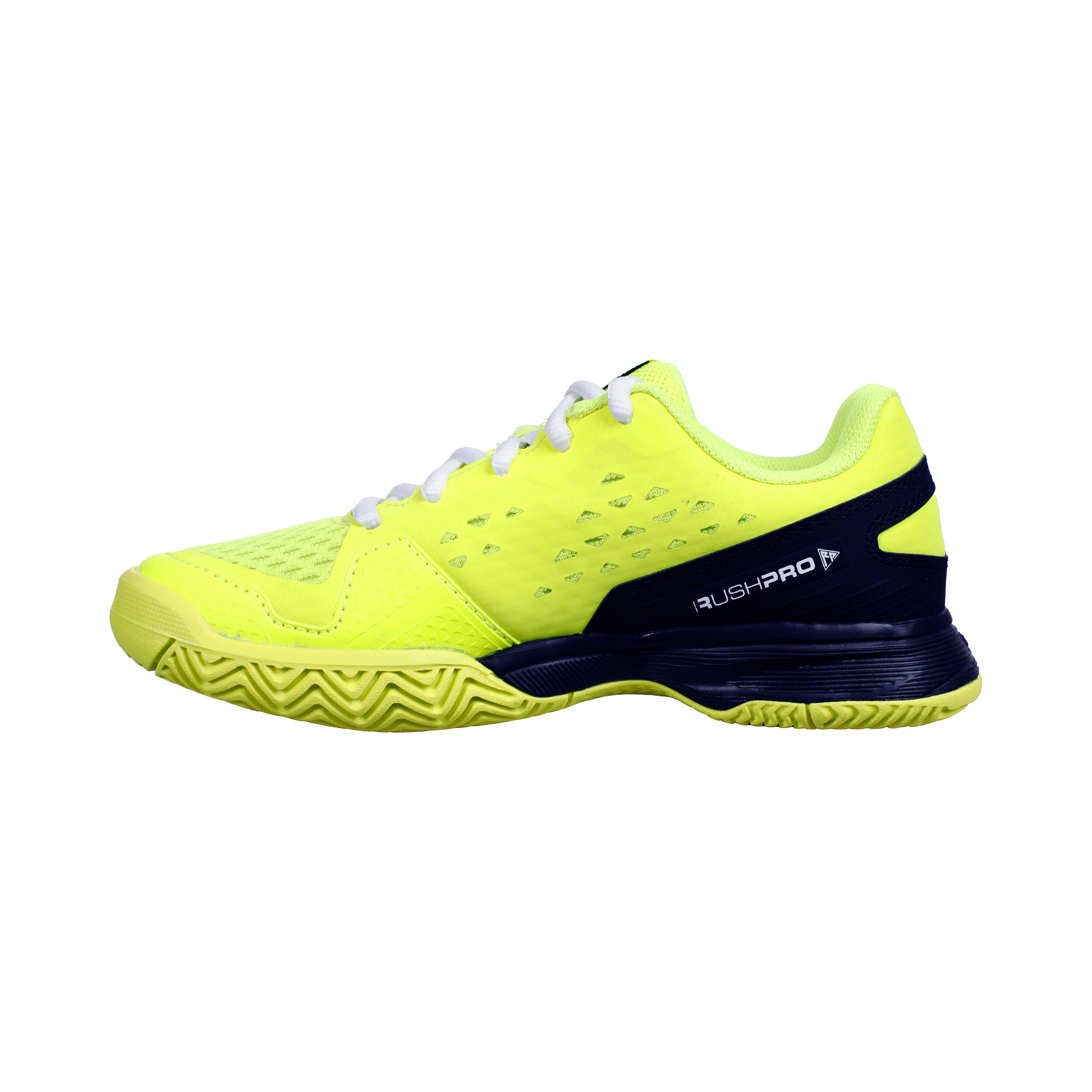 Rush Pro 4.0 Allcourtschuh Kinder - Neongelb, Schwarz