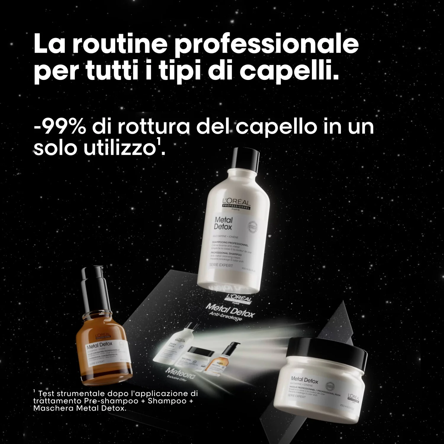 EXPERT SERIES Nyt julegavesæt Metal Detox Shampoo + Maske + Olie - Hårgavesæt, Detox Shampoo, Detox Hårmaske, Styling & Finish Hårolie