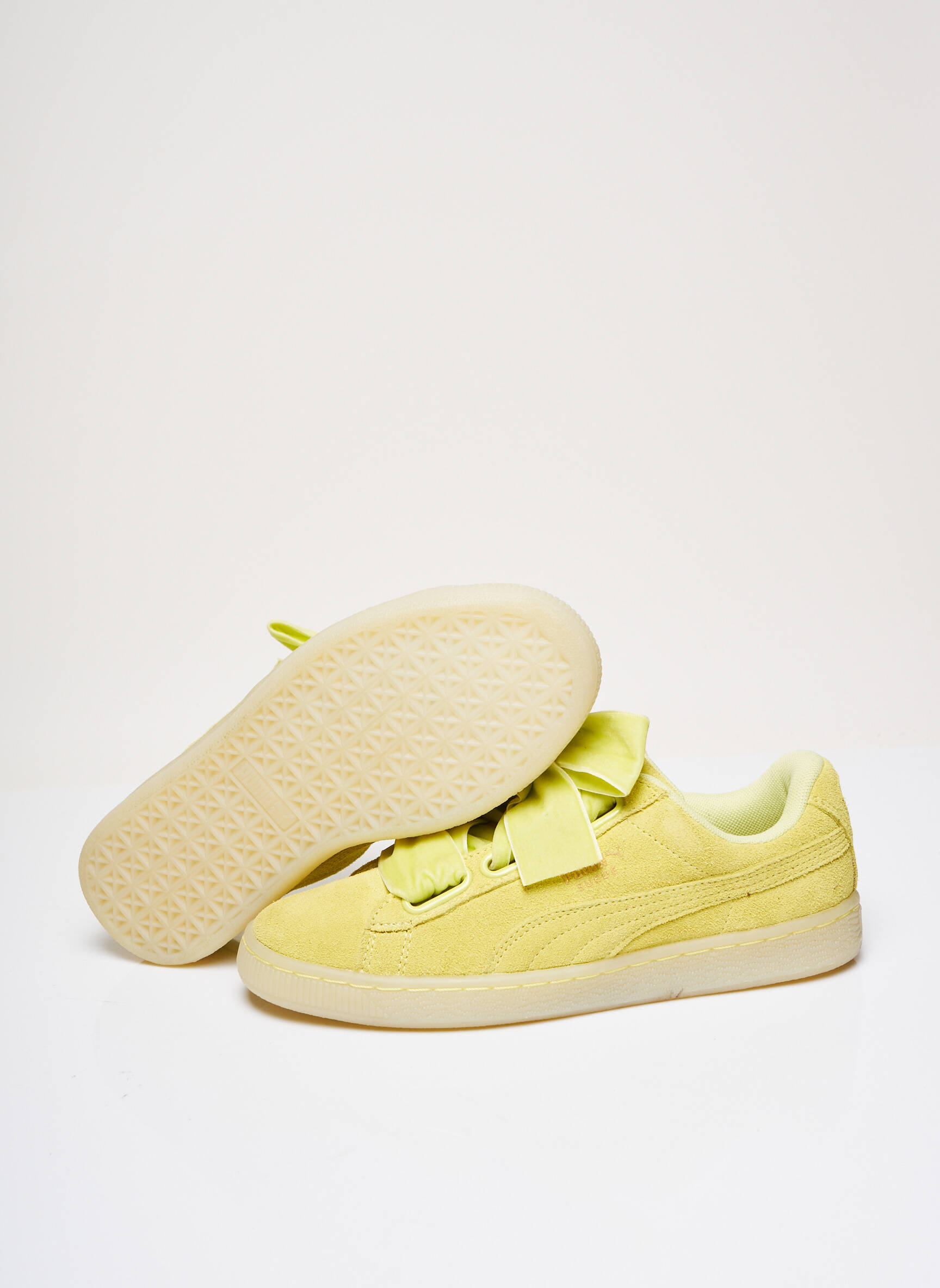 Puma Baskets Femme couleur jaune