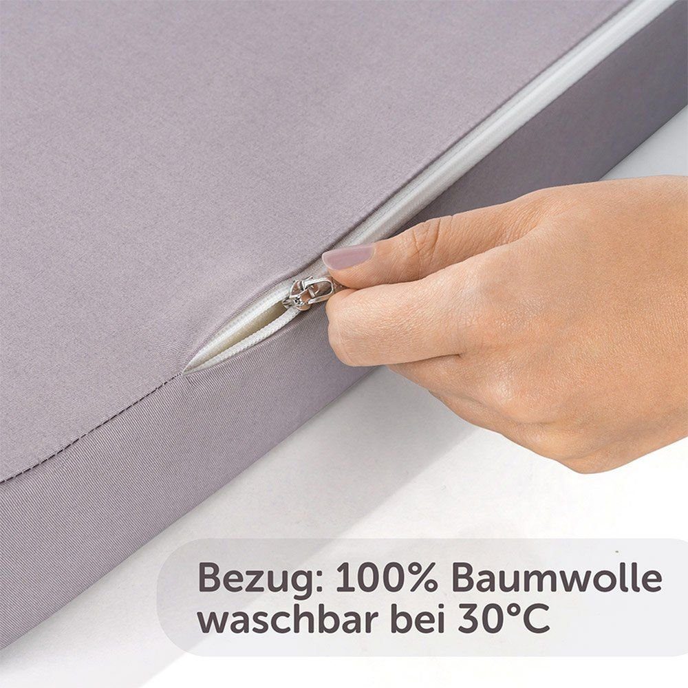 Hauck Baby-Reisebett Dream'n Play Plus - Navy, Baby Kinder Reisebett mit Matratze, 2 Spannbettlaken & Insektenschutz