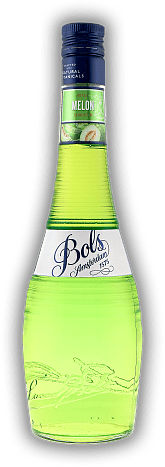 Bols Melon Liqueur Bols Melon Liqueur Ein smaragdgrüner Likör der auf Honigmelone basiert. 0,7	 Liter - Vol 17%