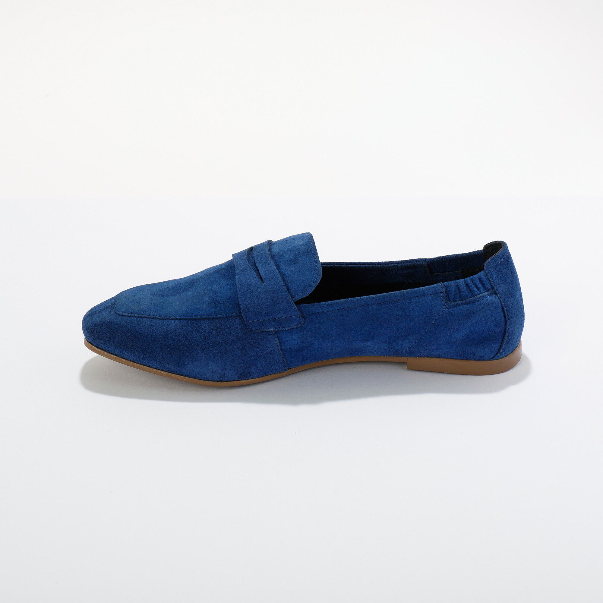 Mocassins croûte de cuir