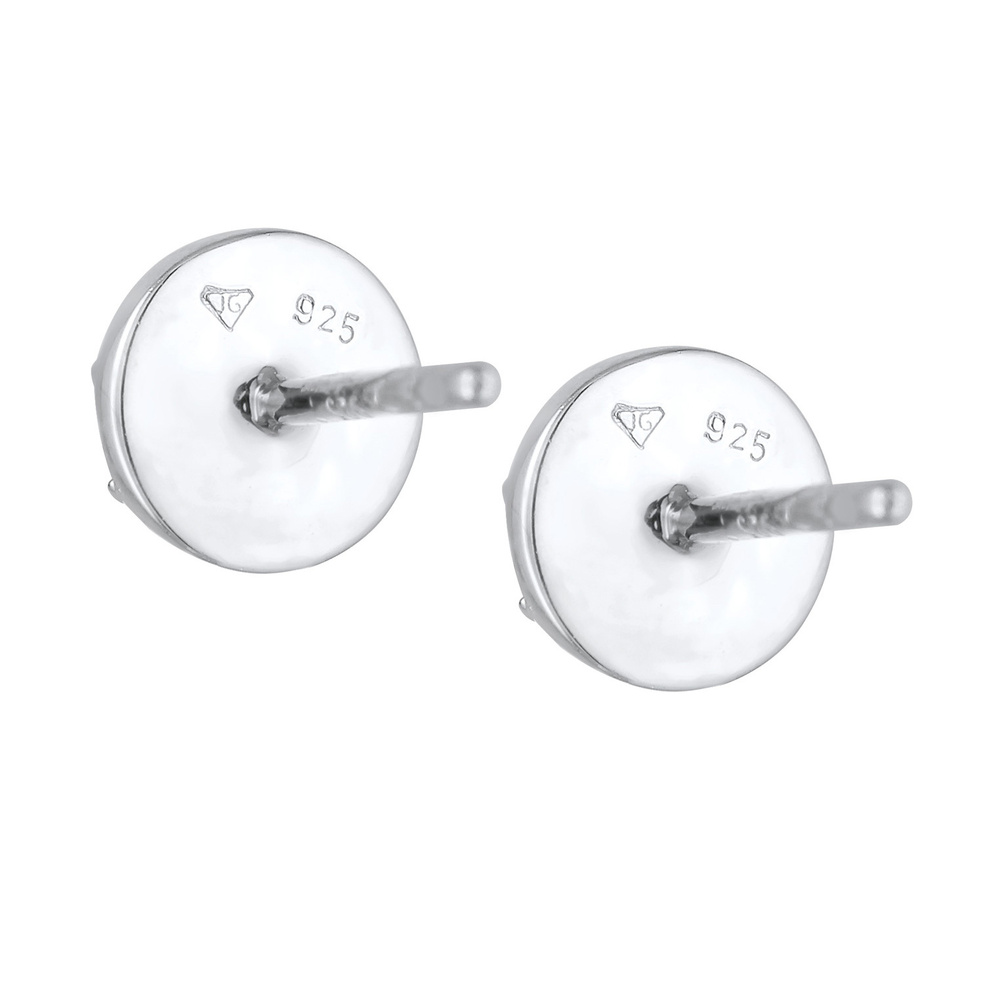 Elli Elli Boucles d'Oreilles Boucles d'oreilles cloutées pour femmes, rondes et glamou Boucles d'oreilles