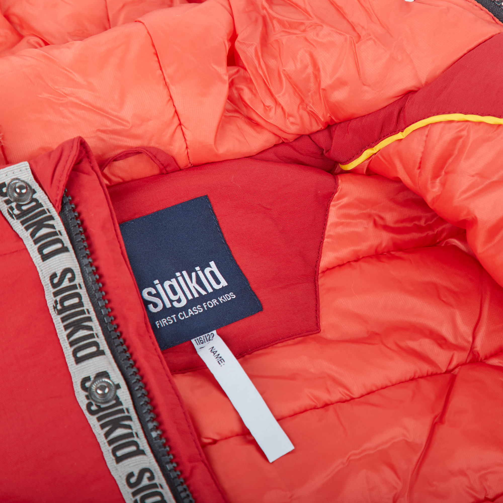 Wattierte Baby Winterjacke in Rot