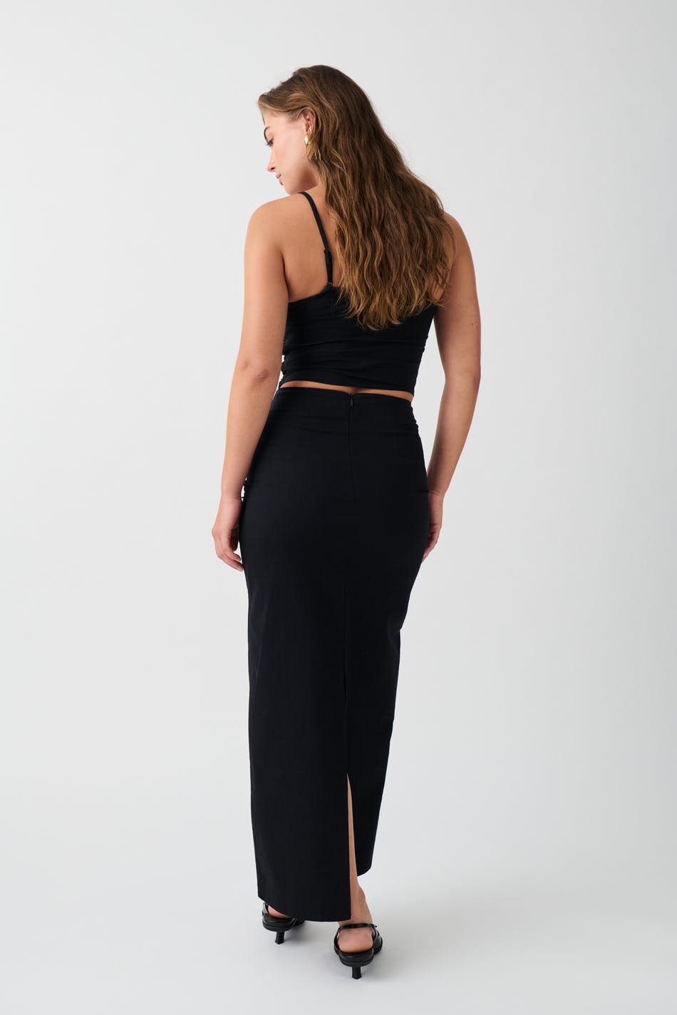 Rusched skirt