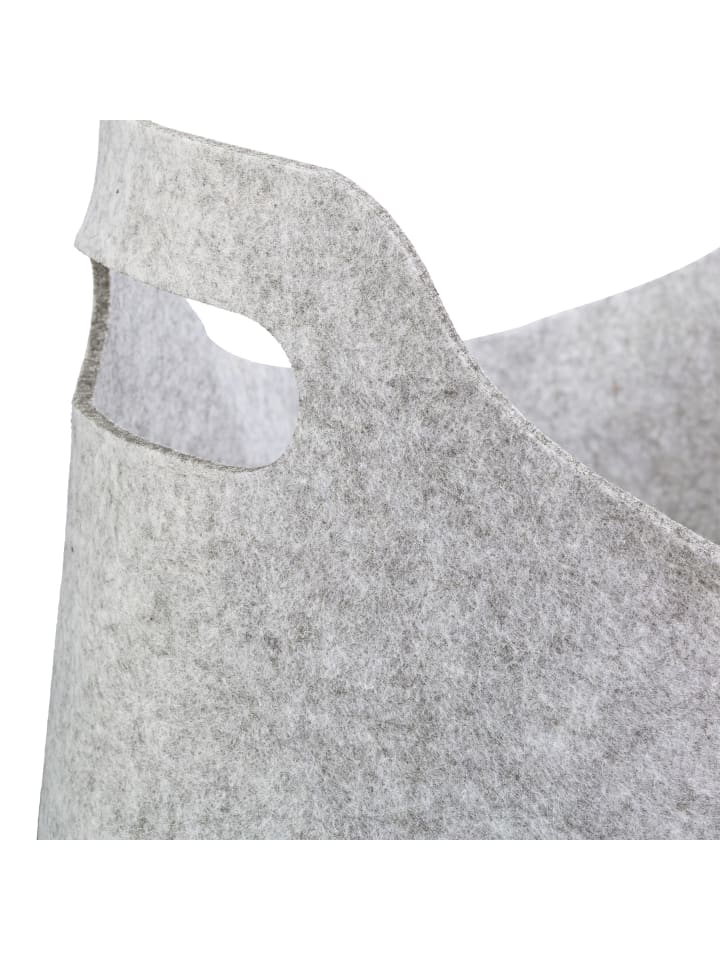 relaxdays 2x Filztaschen in Grau - (B)40 x (H)39,5 x (T)23 cm günstig kaufen onesize