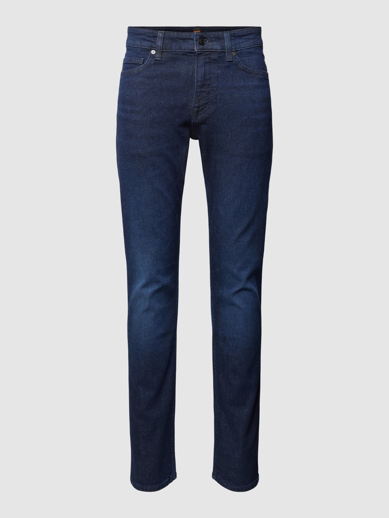 Jeans im 5-Pocket-Design Modell 'Deleware' in dunkelblau