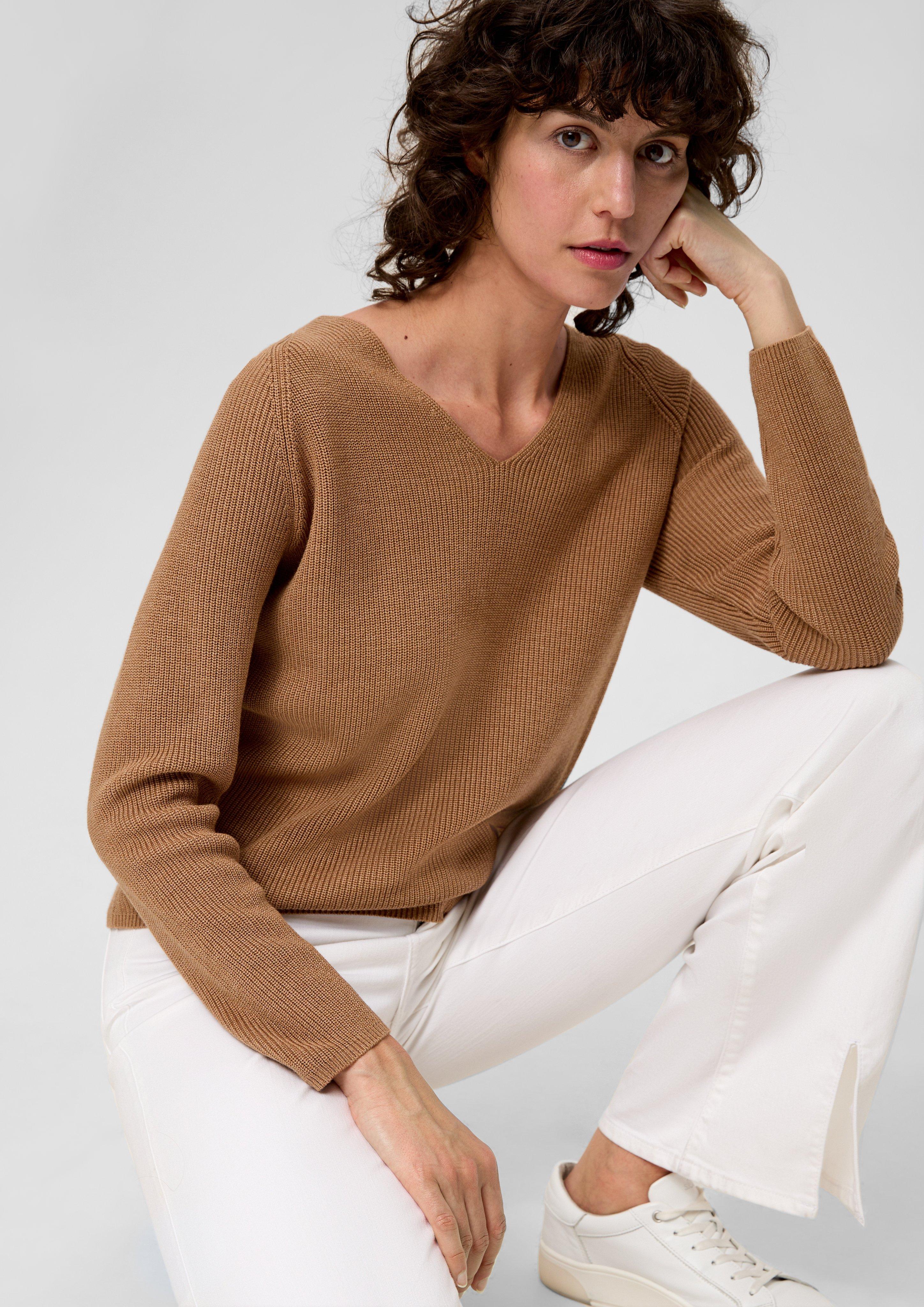 Strickpullover mit Raglanärmeln  2133060-84W5