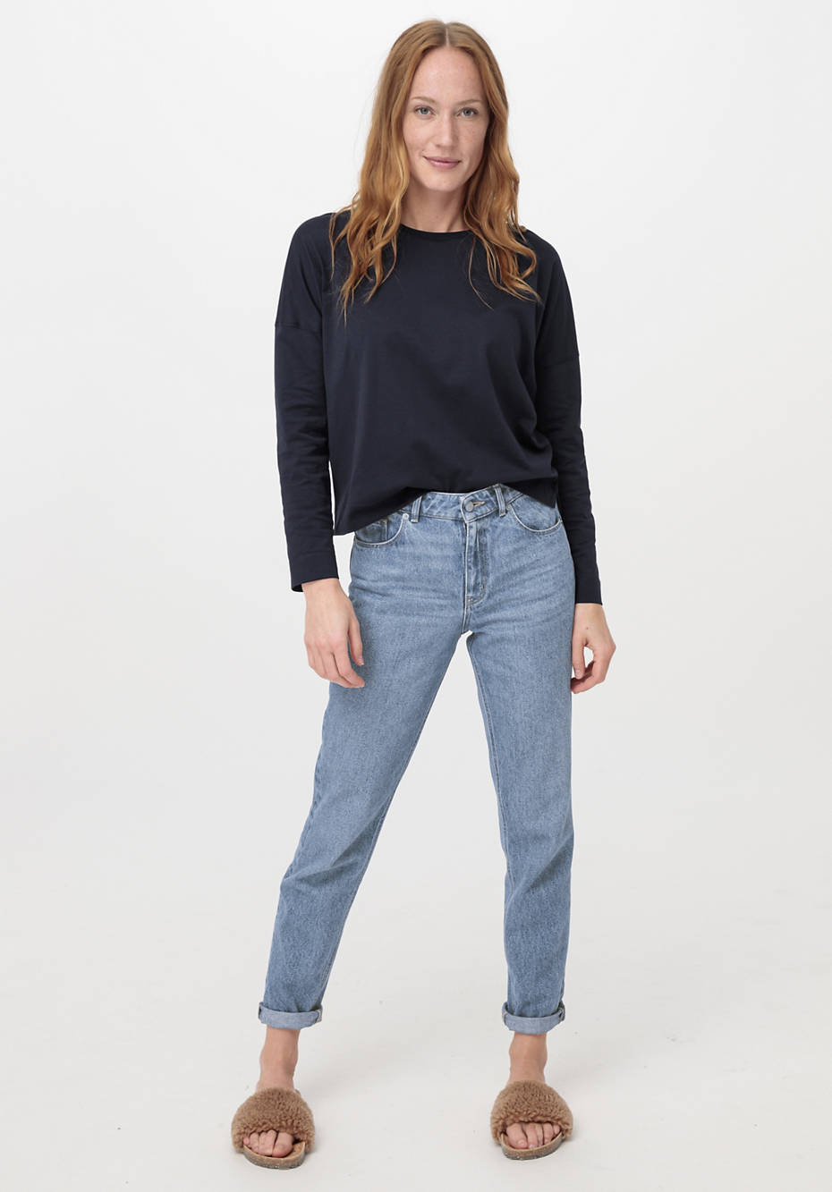 Langarm-Shirt aus reiner Bio-Baumwolle