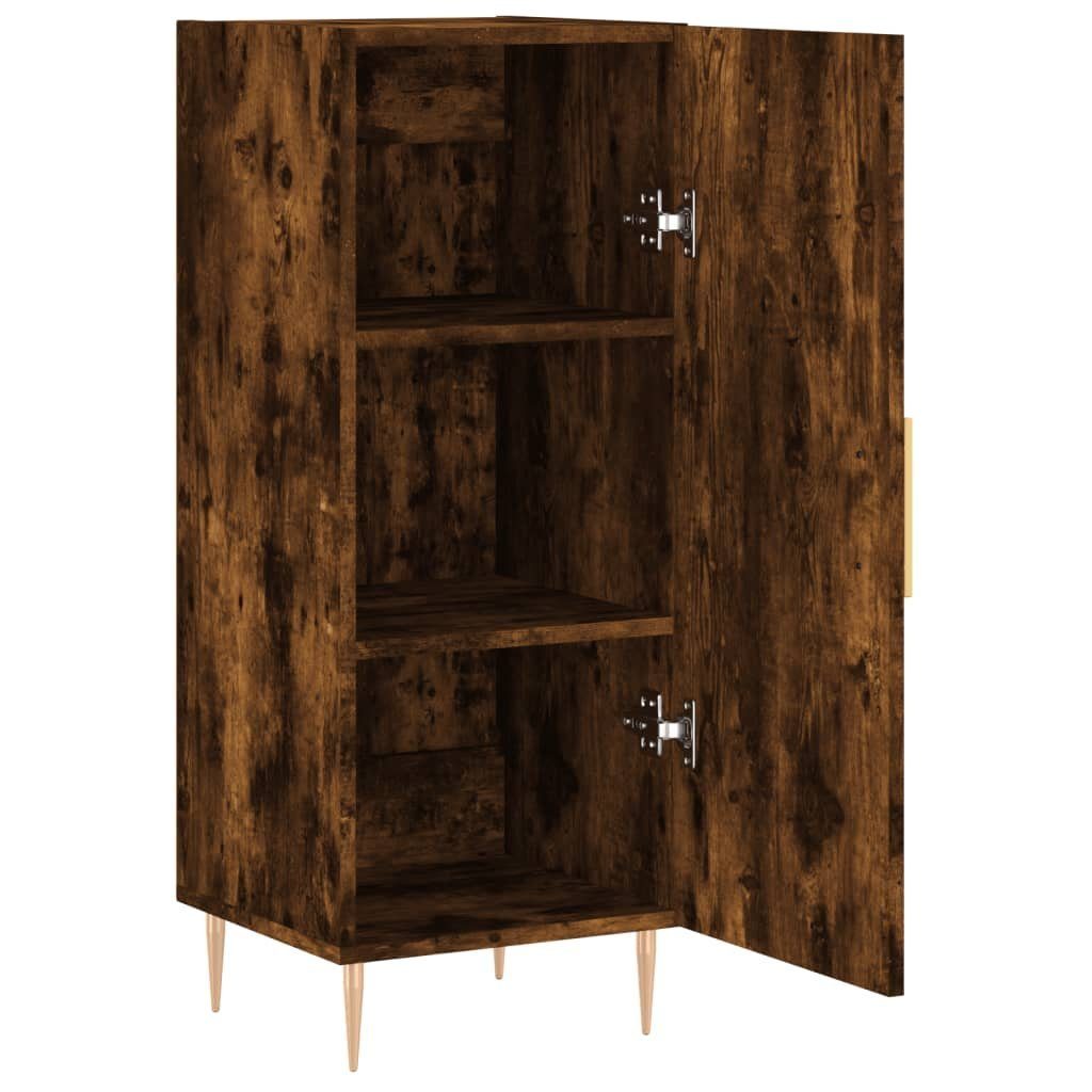 vidaXL Sideboard Sideboard Räuchereiche 34,5x34x90 cm Holzwerkstoff (1 St)