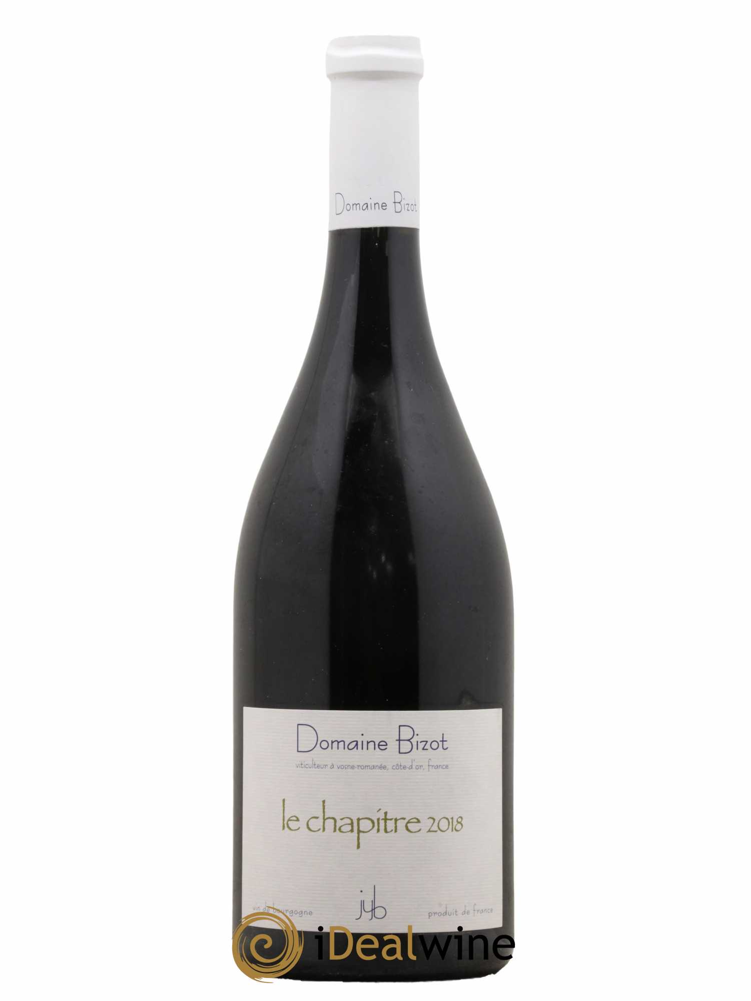 Bourgogne Le Chapitre Bizot (Domaine)  2018 - Lot de 1 Bouteille