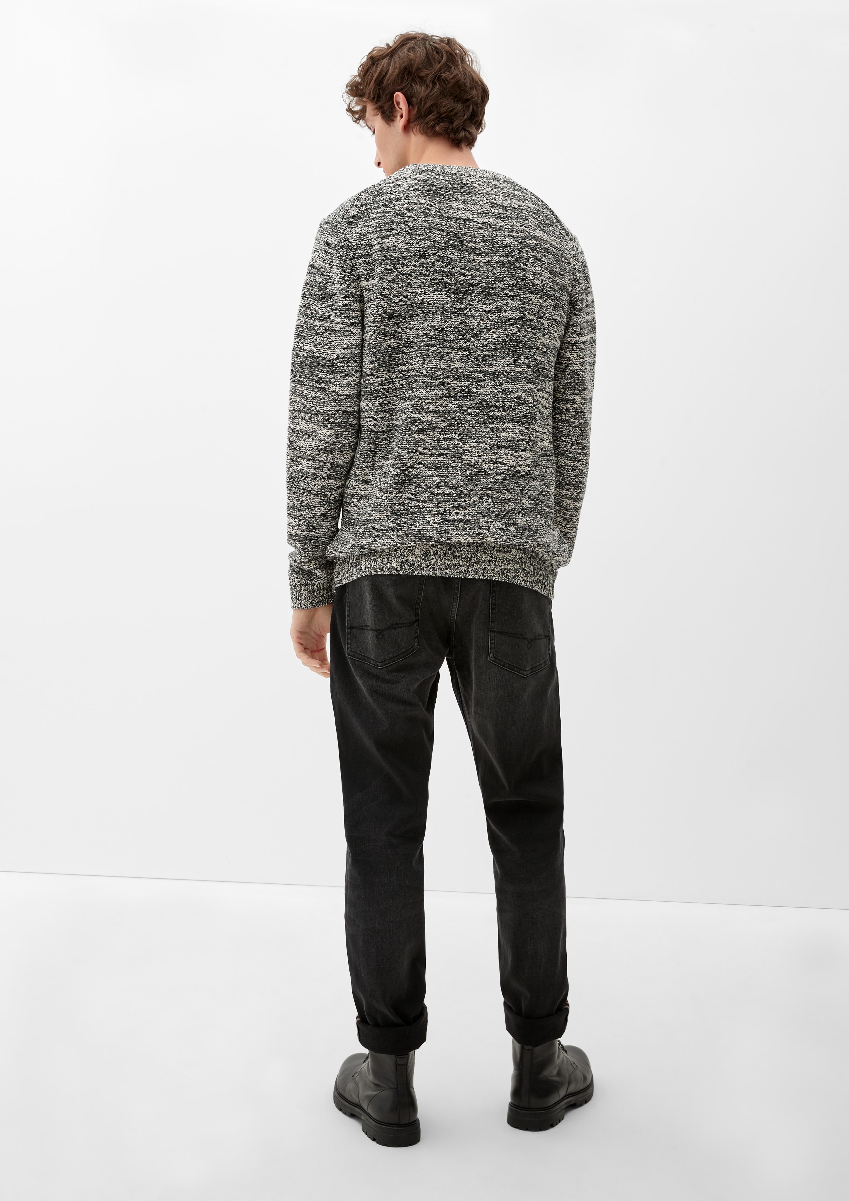 Pullover aus Moulinéstrick  2118092-99X0