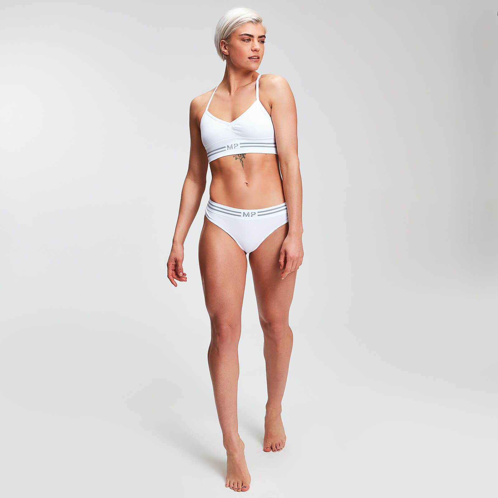 String sans couture MP pour femmes – Blanc