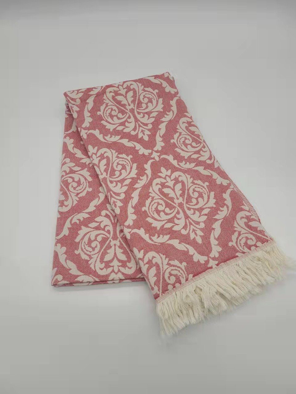 Seidenmädchen Multifunktionstuch Peshtemal DAMASK aus 100% Baumwolle 90*180cm, mit Ornament Muster