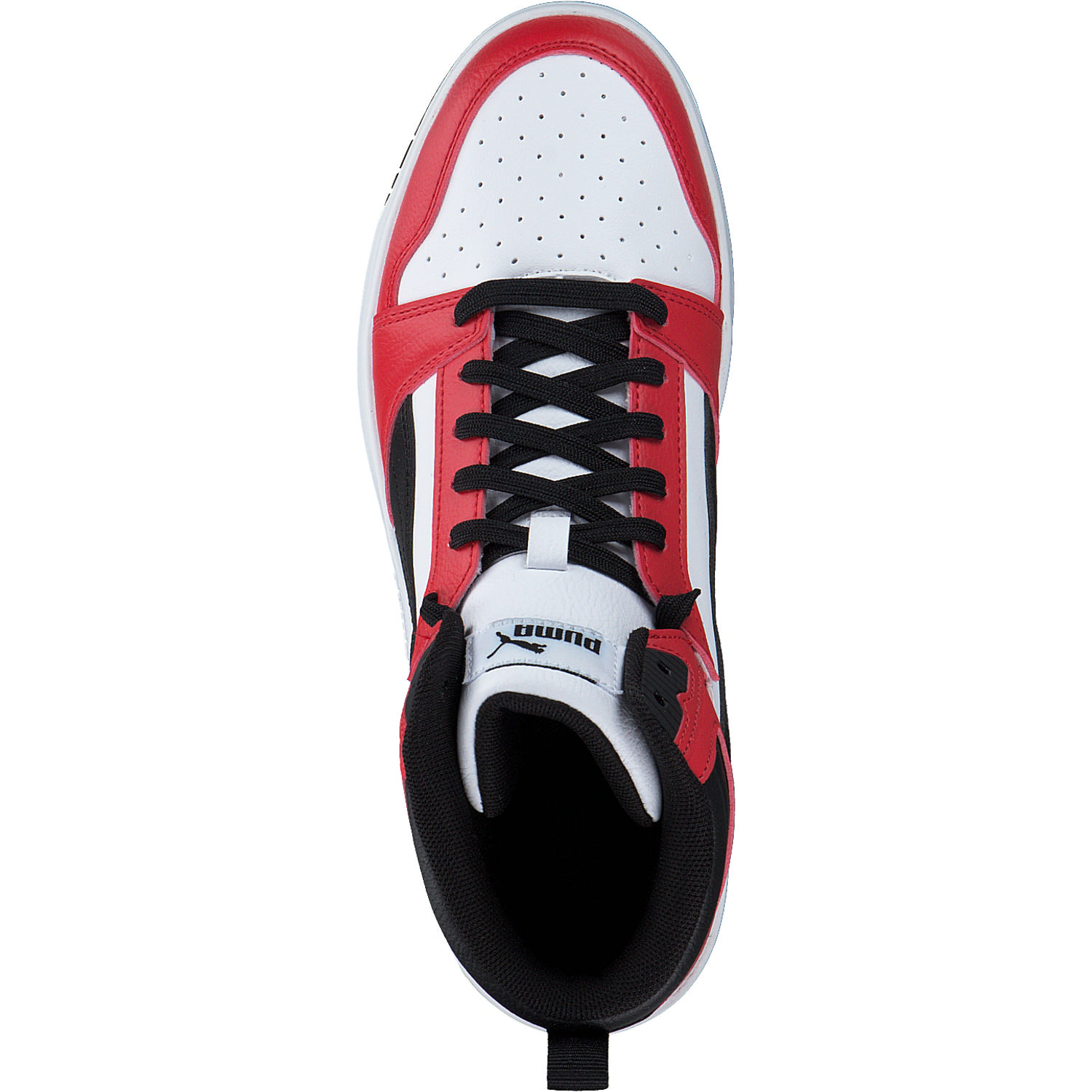 Puma Rebound v6 Mid Jr. 393831, Stiefel, Rot