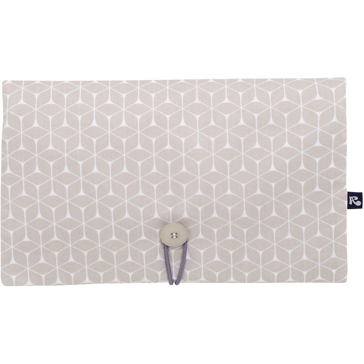 Windeltasche, Raute taupe, 28 x 18 cm
