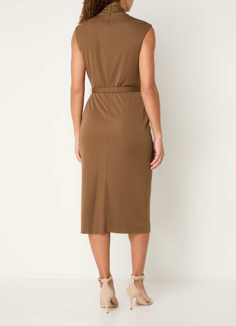 Ralph Lauren midi uska haljina s remenom