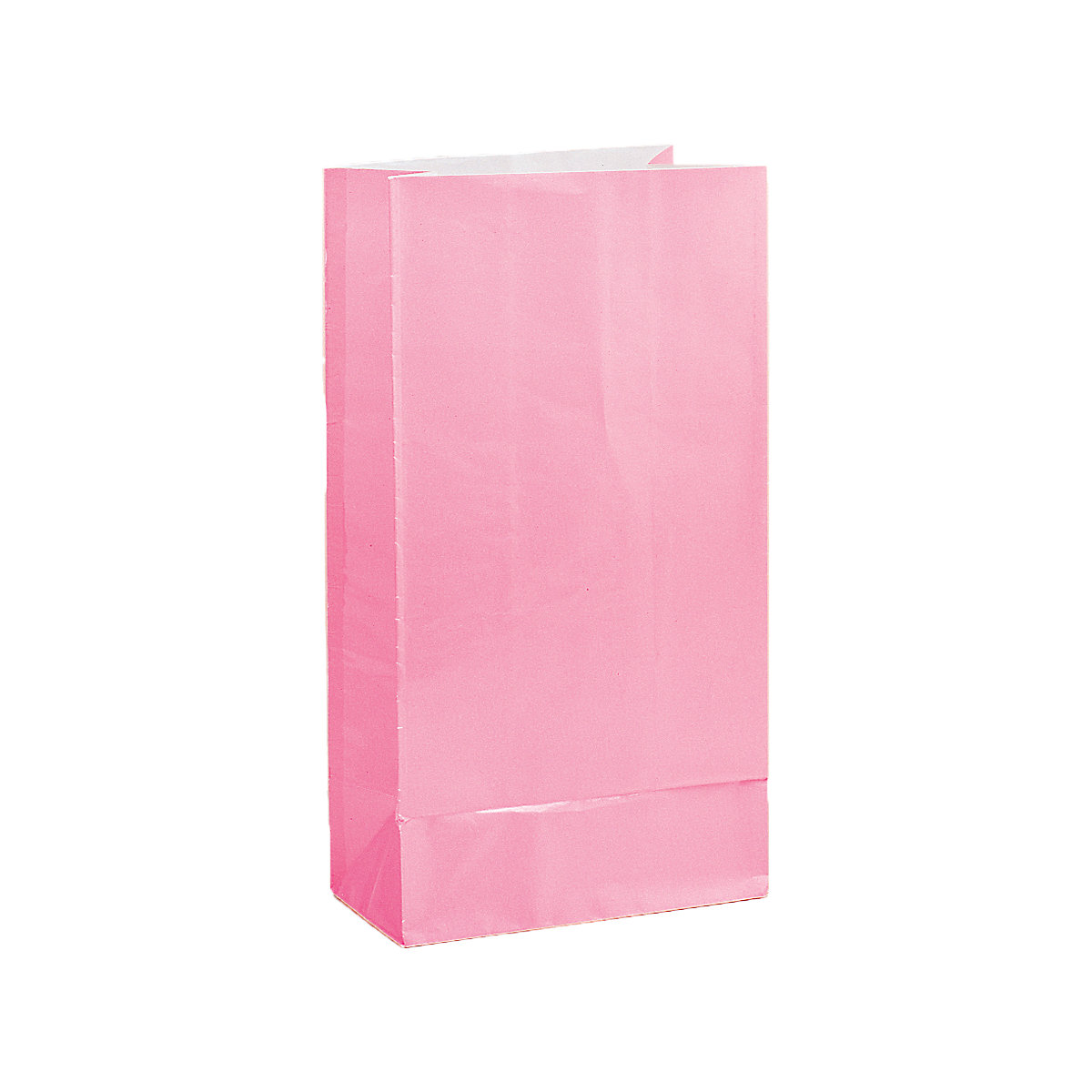 Geschenktüte Mitgebseltüte Rosa, Papier, 25,4 x 13,3 cm, 12 Stück