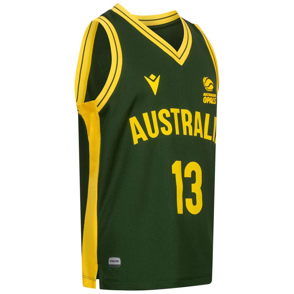 Australien Basketball macron #13 MAGBEGOR Kinder Trikot 58564662