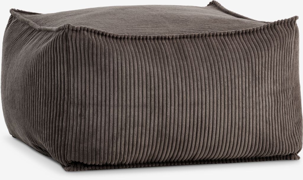 AARS AARS 65x65 Cord-Pouf in der Farbe Dunkelsand