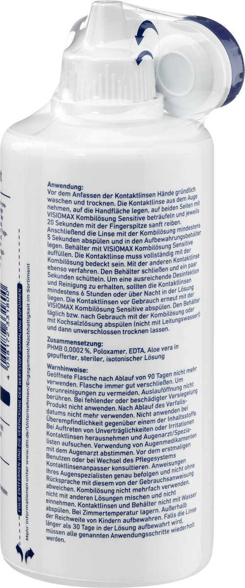 Kombilösung Sensitive mit Behälter, 360 ml