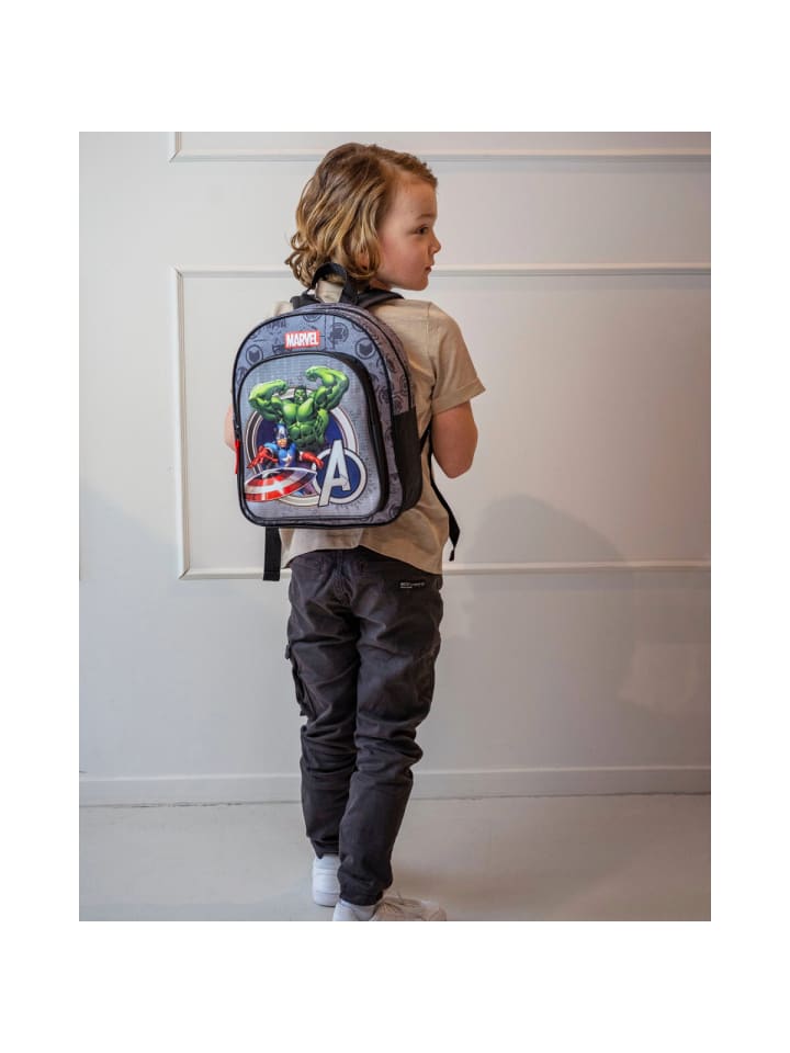 Marvel Marvel Freizeitrucksack Tasche Perfekt für Sport, Schule & Abenteuer in Schwarz günstig kaufen 30 cm