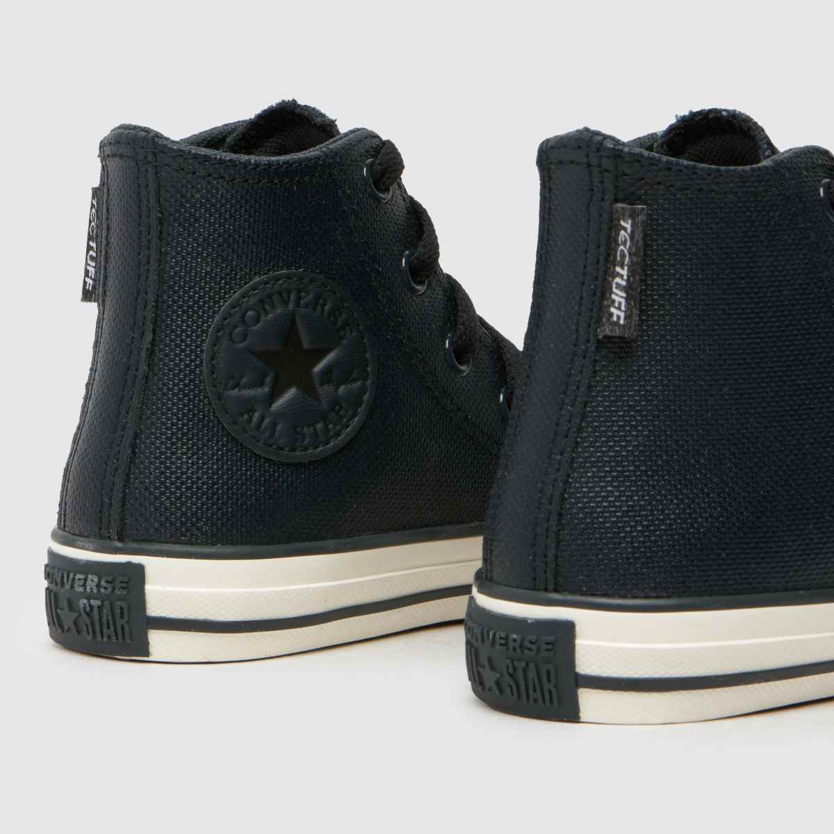Converse svarta all star hi tectuff pojkar junior träningsskor