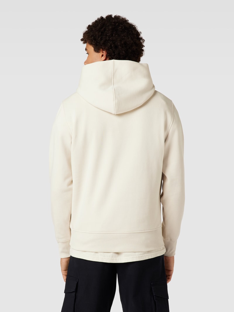 Hoodie mit Känguru-Tasche in beige