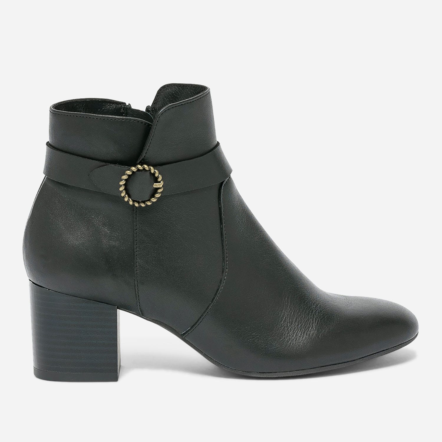 Boots ERAM FLEX noir avec bride à boucle