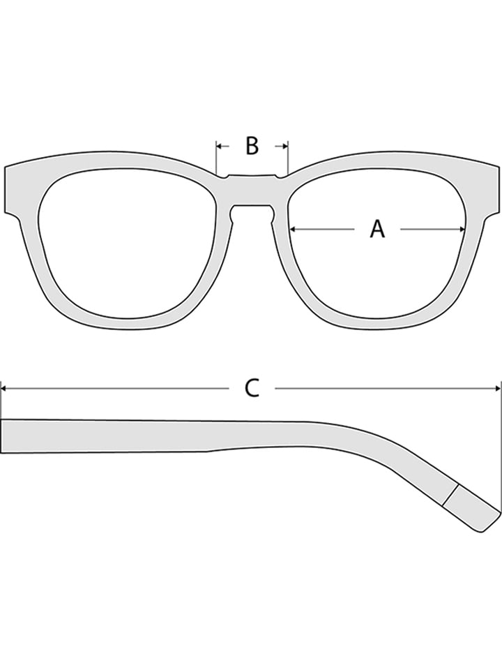 Guess Damen-Sonnenbrille in Braun günstig kaufen 57