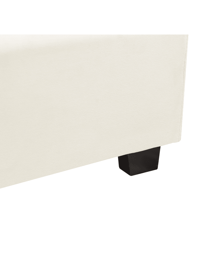 Beliani Doppelbett VINCENNES in Weiß/Schwarz - (W) 165 x (H) 124 x (L) 213 cm günstig kaufen onesize