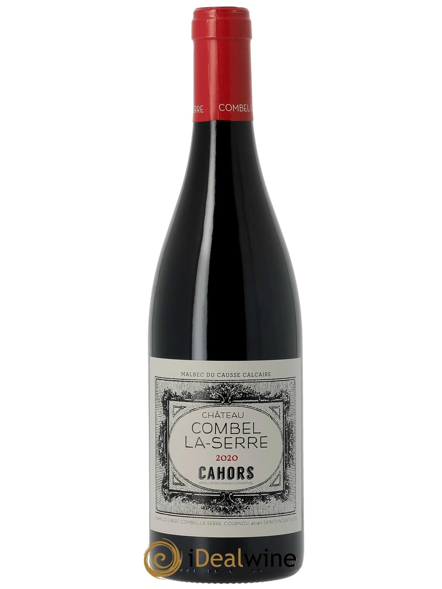Cahors Château Combel La Serre Jean-Pierre et Julien Ilbert  2020 - Lot de 1 Bouteille